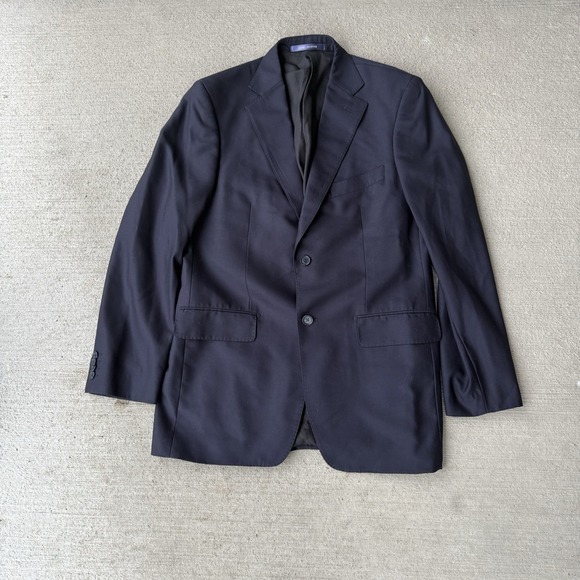daniel fletcher men's two button wool suit blazer jacket size 50